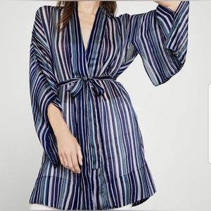 NWT BCBG MaxAzria striped kimono, jacket, duster